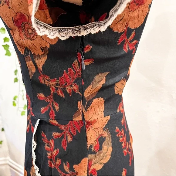 Christy Dawn S Sebastian Floral Lace Trim Dress - Picture 8 of 11